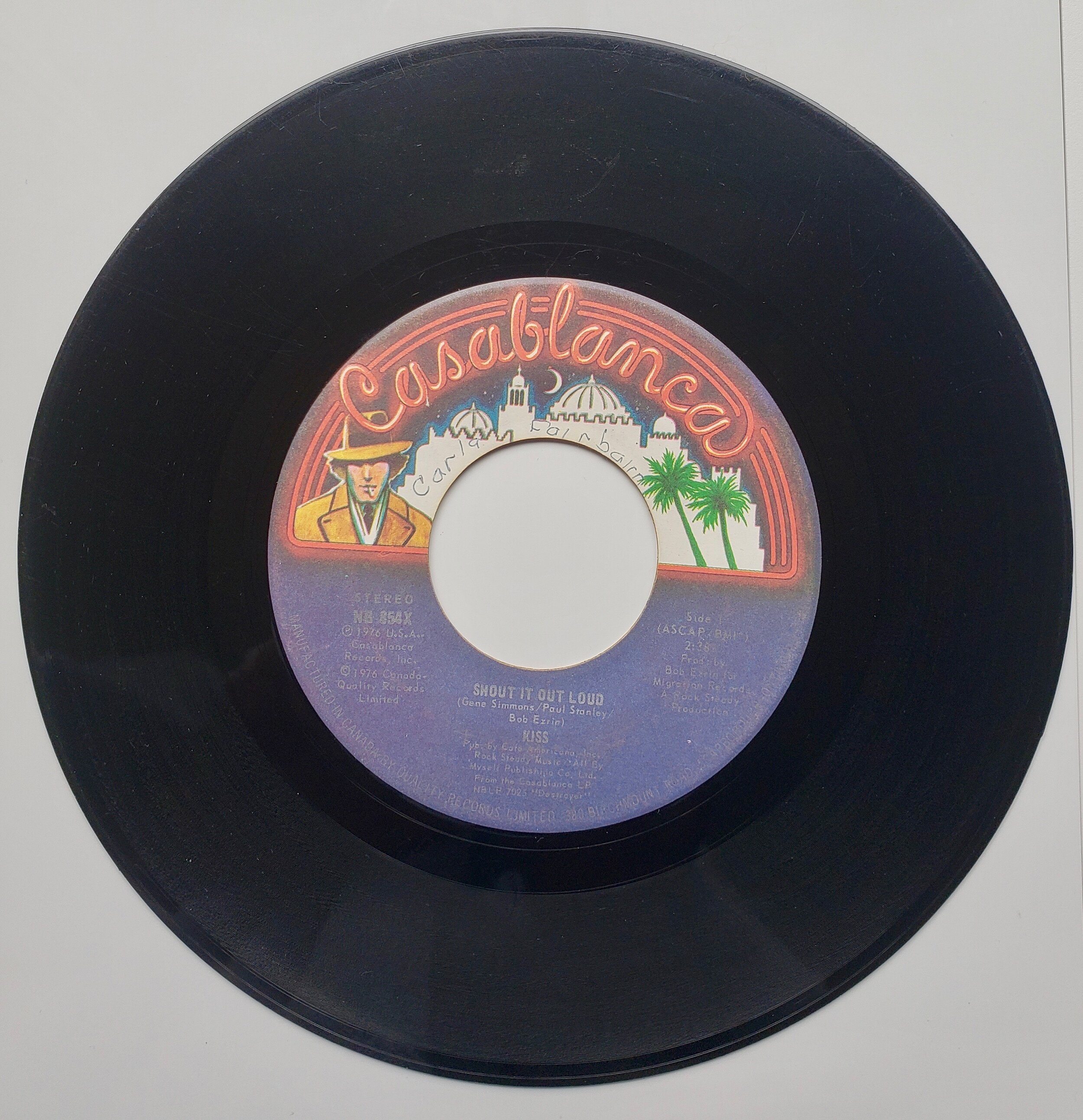 One of the first 45 records I purchased with my babysitting money! Words are kind of appropriate for this post!